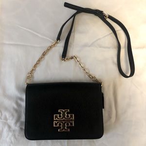 Tory Burch small black leather crossbody